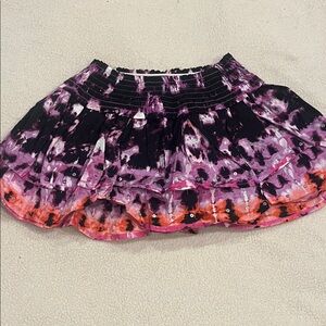 Justice Tie-Dye Mini Skort - Purple and Orange